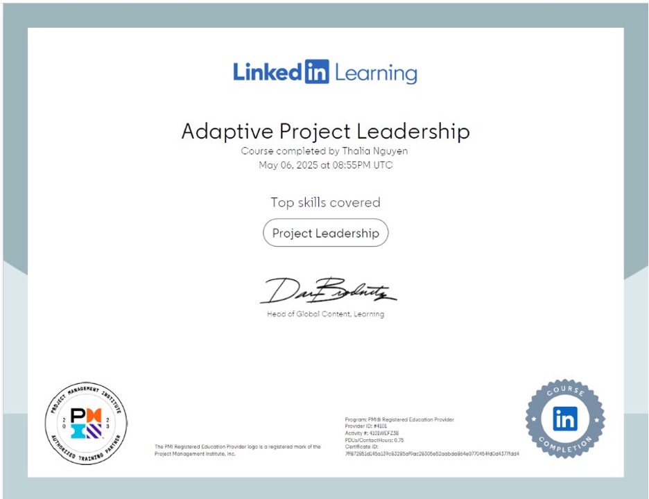 Adaptive Project Leadership Thumbnail